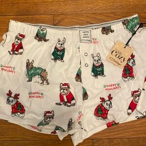 Flannel pajama shorts -nwt
